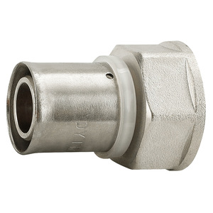 Conector Roscado Interno de Aluminio y Plástico de 4/8/6/8/1 Pulgadas, Accesorios de Tubería Rectos de Ajuste a Presión para Calentamiento Directo, Reductor para Conductos - Product Image 1