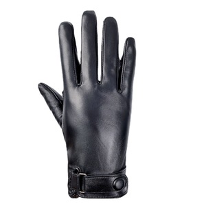 En gros <span class=keywords><strong>Hiver</strong></span> Coupe-Vent Court en Peau de Mouton Dames Hommes Gant Extérieur Printemps Conduite Design De Mode Femmes En Cuir Véritable Main <span class=keywords><strong>Gants</strong></span> - Product Image 5