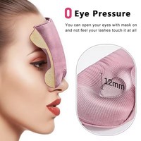 Antifaz de Seda 3D de Lujo Personalizado, Grado 6A, con Correa Ajustable, Sin Presión en los Ojos, 100% Bloqueo de Luz, Caja de Regalo