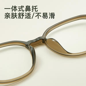 กรอบแว่นตาทรงวงรีสไตล์ป่าไม้ Tj5833 ป้องกันแสงสีฟ้าแบบเต็มกรอบ เลนส์เรซิ่นสำหรับทุกเพศ ต้นกำเนิดจากตานหยาง - Product Image 4