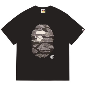 T-shirt estiva unisex in cotone traspirante a maniche corte con stampa scimmia mimetica, modello Cross-Border Cartoon Ape Head Little Monkey, per <span class=keywords><strong>uomo</strong></span>. - Product Image 4