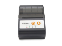Printer Thermal Portabel Bluetooth Nirkabel 58mm, Mesin Pencetak Struk dan Barcode Mini dengan Baterai Isi Ulang