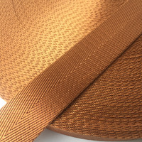 Bande de sangle en Nylon/Polyester à chevrons Standard, matériau Flexible, sangle arrière tissée