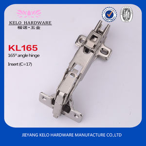 Charnière à angle de 165 degrés Kelo en acier nickelé à fermeture amortie pour armoire, cuisine, hôpital, chambre, maison, bureau, entrée - Vente chaude - Product Image 4