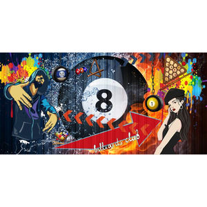 3D креативный водонепроницаемый бильярдный зал украшения фон обои снукер развлекательный зал росписи - Product Image 6