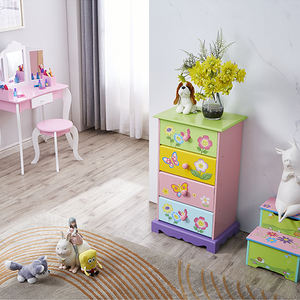 ตู้ไม้ลิ้นชักสำหรับเด็กที่ทันสมัยสำหรับการจัดระเบียบการจัดเก็บในห้องนั่งเล่นหรือห้องนอน - Product Image 6