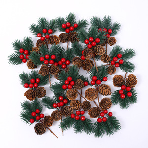 DIY Handmade Creative Packaging <b>Gift</b> <b>Box</b> Accessories Artificial <b>Christmas</b> Pine Needles Mini <b>Christmas</b> Pine Needle Accessories - Product Image 3