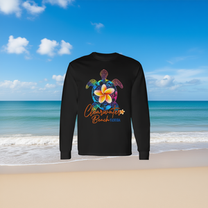 Clearwater Beach Florida Tie Dye Sea Turtle T-shirt à manches longues - Product Image 3