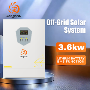 ZAIYANG 24V 3.6kW Hybride, Entrée PV 500V, Charge 120A, CT Anti-Inversion, Li-BMS, Surveillance WiFi, UPS pour Maison, Haute Entrée PV et MPPT E - Product Image 1