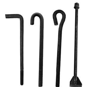 Высококачественные шестигранные болты из нержавеющей стали 25 мм 20 мм 16 мм DIN оцинкованные анкерные болты для надежного крепления строительного здания - Product Image 1