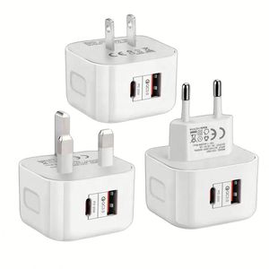 Super Fast Charging 20W PD Charger Type c +QC3.0 USB Mobile Phone <b>Adapter</b> US EU UK <b>Plug</b> - Product Image 1