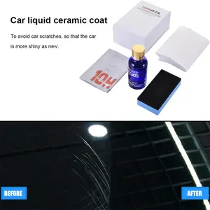 30/50ml araba kaplama araba cilası sıvı seramik kaplama 10H Anti-scratch cam otomatik detaylandırma Glasscoat motosiklet boya araba Styling