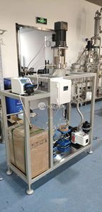Unidad de Película Delgada de Vidrio Borosilicato de Alta Capacidad bibo de 0.1m2 para Laboratorio, con Bomba de Rodamiento, 2-12kg/h, Destilación al Vacío de 5Pa - Product Image 2