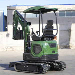 Miniexcavadora hidráulica EPA de alta calidad para uso agrícola y de jardín con pista de goma - Product Image 3