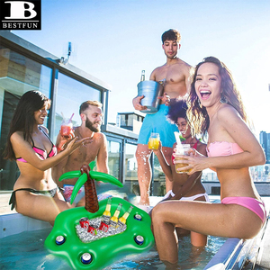 Bar flottant gonflable en forme <span class=keywords><strong>de</strong></span> palmier pour <span class=keywords><strong>piscine</strong></span>, refroidisseur <span class=keywords><strong>de</strong></span> boissons, porte-gobelets, jouet d'été pour la plage et l'extérieur, pour adultes et enfants - Product Image 2