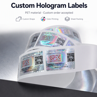 Usine En Gros Pas Cher 3D Autocollant Hologramme Personnalisé Autocollant Laser Pour Produits Autocollant D'étiquette de Sécurité