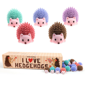 Figurines d'animaux de la vie sauvage personnalisées Dihua Décoration de gâteau Jouets d'animaux en PVC Figurines de jouets de hérisson d'animaux en PVC - Product Image 4
