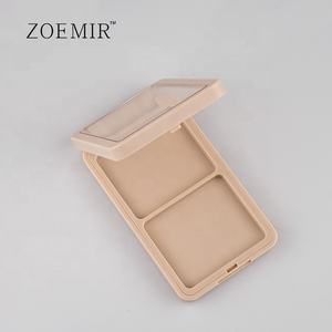 Palette d'ombres à paupières <span class=keywords><strong>marron</strong></span> 2 couleurs Palette d'ombres à paupières vide Logo personnalisé Palette de poudre à sourcils Fournisseur - Product Image 2