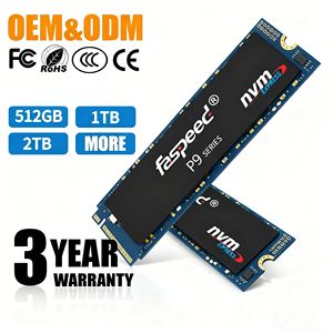 SSD NVMe M.<span class=keywords><strong>2</strong></span> 512GB Faspeed Seri P9 5000MB/s Baca PCIe4.0 Bersertifikasi CE FCC ROHS - Product Image 1