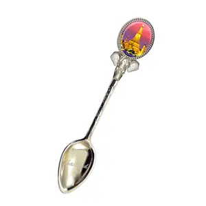 Thailand custom souvenir spoon,personalized bulk small metal spoon