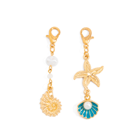 Chaîne de corps style bohème côtier pour bikini, dorée, réglable, avec anneau en O, breloque coquillage et perle, bijou de corps, accessoires de plage et de maillot de bain