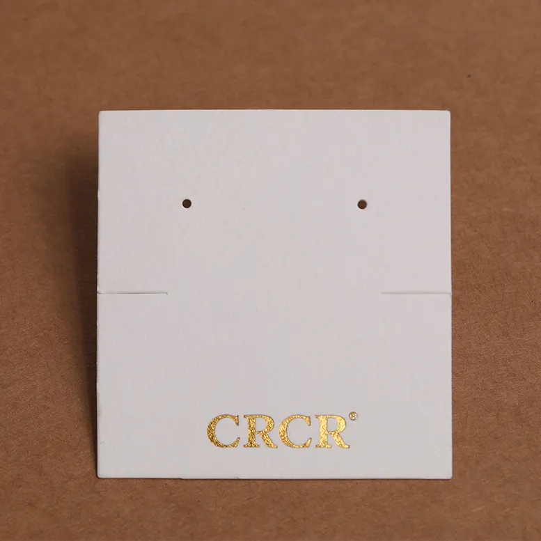 Luxo personalizado texturizado papel grosso obrigado cartão postal com logotipo da folha
