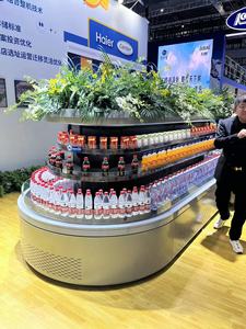 Đơn vị làm lạnh hiển thị thương mại nhiệt độ đơn tiết kiệm năng lượng với công nghệ biến tần để lưu trữ sữa và nước trái cây - Product Image 5