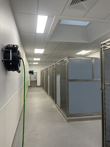 Jaula grande <span class=keywords><strong>para</strong></span> mascotas Los Caniles Doble capa/Drenaje/Foster/Laboratorio Jaula multicompartimento Perrera Run - Product Image 3