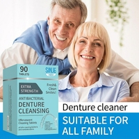 Comprimés effervescents écologiques pour le nettoyage des prothèses dentaires, blanchiment des dents et élimination des taches, saveur menthe, certifiés CE et MSDS