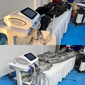 Máquina de massagem linfática para terapia de pressão de ar, máquina de desintoxicação para drenagem linfática, pressoterapia, máquina de emagrecimento