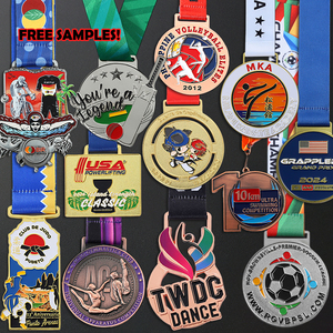 Medallas Personalizadas con Logotipo, Letra, Dibujo Animado, Medallas Escolares, Medallas de Carrera, Esmaltadas en <span class=keywords><strong>Oro</strong></span>, Plata, Cobre, Aleación de Zinc, Medalla de Metal 3D - Product Image 6