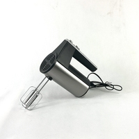 Mixeur Électrique Portable 5 Vitesses 200W avec Batteurs en Acier Inoxydable, Conception Sans Fil, Crochet Pétrisseur à Tête Inclinable - Blender Alimentaire Portable pour