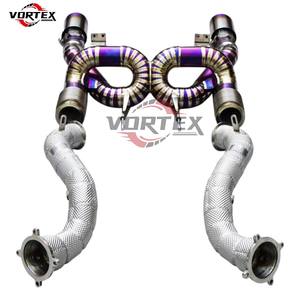 Vortex OEM Titanium Valvetronic Muffler Catback After Market <b>Exhaust</b> System for McLaren 720 straight-through with downpipes - Product Image 4