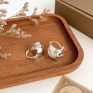 S925 Sterling <b>Silver</b> Geometric <b>Stud</b> Earrings For Women Minimalist Everyday Wear - Product Image 5