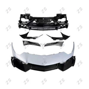 Parachoques trasero de fibra de carbono seco estilo ZS M para <span class=keywords><strong>Lamborghini</strong></span> <span class=keywords><strong>Aventado</strong></span> LP700 LP720 LP750 kit de carrocería mejorado - Product Image 6