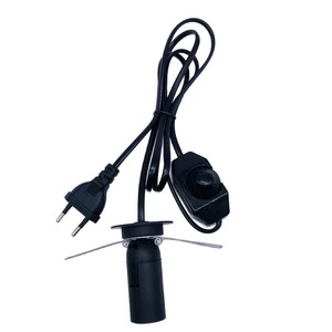 Portalámparas <span class=keywords><strong>E27</strong></span> con interruptor regulador de intensidad, cable de alimentación integrado y accesorios de atenuación para lámparas de sal - Product Image 6