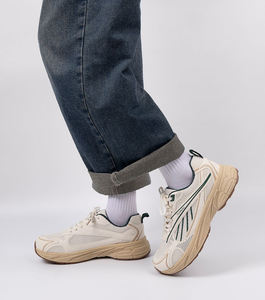 Zapatillas deportivas para hombre al por mayor, con suela gruesa y de perfil bajo, ligeras, con cordones, informales, aptas para todas las estaciones. - Product Image 4