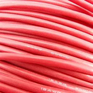 Siy 18AWG 150/0.08mmTPC conduttore 6 colori flessibile filo di gomma in Silicone AGCR