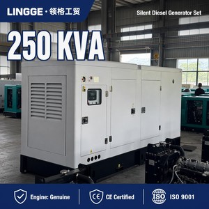 Générateur diesel Cummins insonorisé LINGGE 250 kVA 100 % cuivre pour les infrastructures minières de Nouvelle-Zélande - Product Image 1