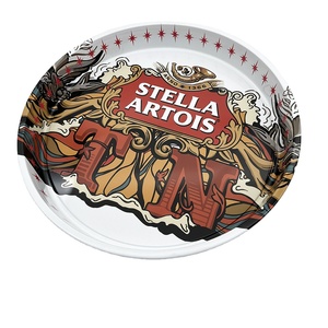 Khay kim loại tròn lớn trang trí đặt hàng riêng, in offset CMYK trên bề mặt, dùng làm quà tặng & thủ công - Product Image 3