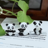 Lámpara Creativa de Panda, Adorno de Vidrio, Decoración de Dibujos Animados para el Hogar, Estudio, Computadora, Dormitorio, Regalo, Decoración para Coche