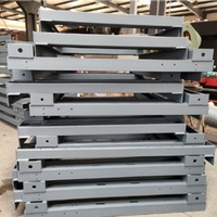 Support en acier soudé sur mesure, robuste, avec trous pré-perforés, revêtement poudré, certifié ISO-9001, usine OEM