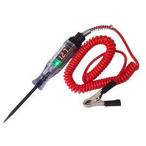 جهاز اختبار الدوائر الكهربائية الرقمي للسيارات والشاحنات 6-24 فولت مع مؤشر ضوئي - Product Image 5