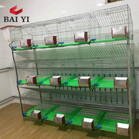 Équipement d'élevage de lapins, cage à lapins mère et bébé à 12 cellules avec nichoir