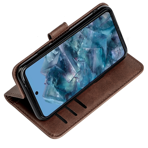 Funda de teléfono de cuero tipo billetera de alta moda para iPhone 15 Plus 16 Pro Max 13 <span class=keywords><strong>Mini</strong></span> 14 con tarjetero funda abatible para teléfono móvil - Product Image 3