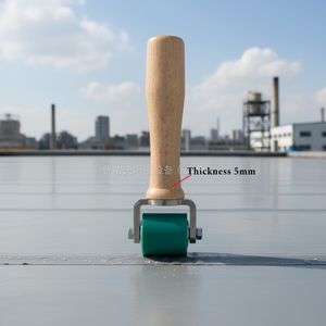 28-80mm <b>Silicone</b> Seam Brass Roller <b>Tool</b> PVC TPO EPDM Roofing Vinyl Banner Welding Roller - Product Image 6