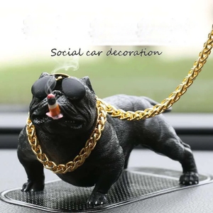 Decoración del salpicadero del coche, accesorio de resina personalizado <span class=keywords><strong>para</strong></span> Interior del perro <span class=keywords><strong>Pitbull</strong></span>, decoración creativa <span class=keywords><strong>para</strong></span> el hogar, gran oferta - Product Image 6