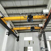 Pont roulant d'atelier monopoutre de 1 à 16 tonnes pour atelier de machinerie