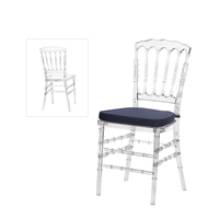 Vente en gros de chaise Napoléon, meubles haut de gamme pour hôtel, fêtes, banquets, mariages, chaises et tables en acrylique transparent pour événements