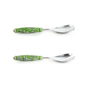 ชุดช้อนส้อมสแตนเลสสีทองคุณภาพดีดีไซน์หรูหราสำหรับการรับประทานอาหารแบบเป็นทางการในโอกาสพิเศษและใช้ในชีวิตประจำวัน - Product Image 4